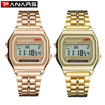 Men Women Unisex Watch PANARS Famous Brand Gold Silver Original Steel Band Wristwatch Golden Mens Dial Digital Watch Relogio
Men Women Unisex Watch PANARS Famous Brand Gold Silver Original Steel Band Wristwatch Golden Mens Dial Digital Watch Relogio