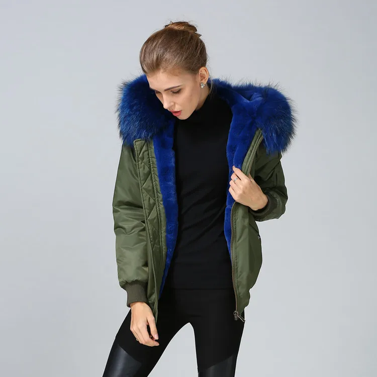 2018 Autumn And Winter New Style Korean-style WOMEN'S Cotton Padded Clothing MR & Amp; MR's Furs Blue Raccoon Fur Collar Waterpr 
2018 Autumn And Winter New Style Korean-style WOMEN'S Cotton Padded Clothing MR & Amp; MR's Furs Blue Raccoon Fur Collar Waterpr