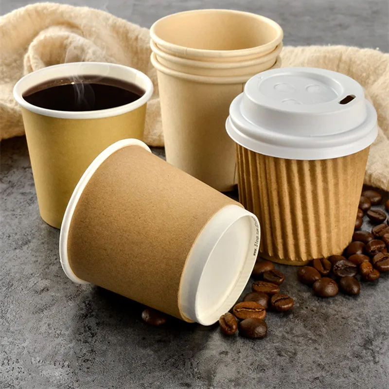 100pcs Disposable coffee cup 4OZ small paper cup yogurt tea juice tasting cups with white lids thick kraft paper takeaway cups
100pcs Disposable coffee cup 4OZ small paper cup yogurt tea juice tasting cups with white lids thick kraft paper takeaway cups