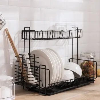 Double Layer Tableware Drain Rack with Water Plate Multifunctional Kitchen Dish Chopsticks Pick Up And Hold The Shelf
Double Layer Tableware Drain Rack with Water Plate Multifunctional Kitchen Dish Chopsticks Pick Up And Hold The Shelf