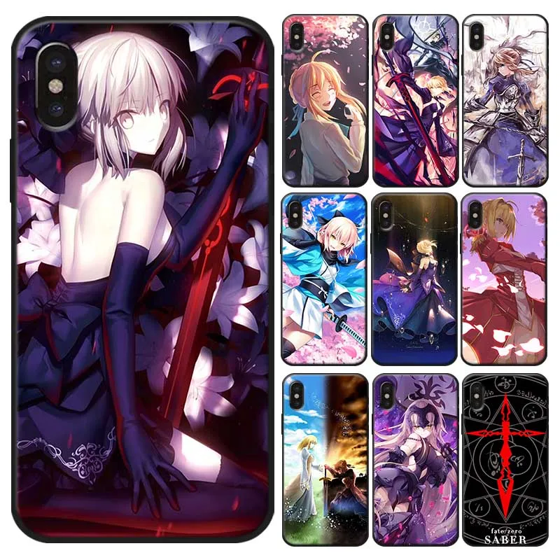 For iPhone 11 11 pro 11 pro max 7 XR X 6S 8 XS MAX 6 7 8 plus SE 5S Soft silicone Cover Phone Case Fate Anime
For iPhone 11 11 pro 11 pro max 7 XR X 6S 8 XS MAX 6 7 8 plus SE 5S Soft silicone Cover Phone Case Fate Anime