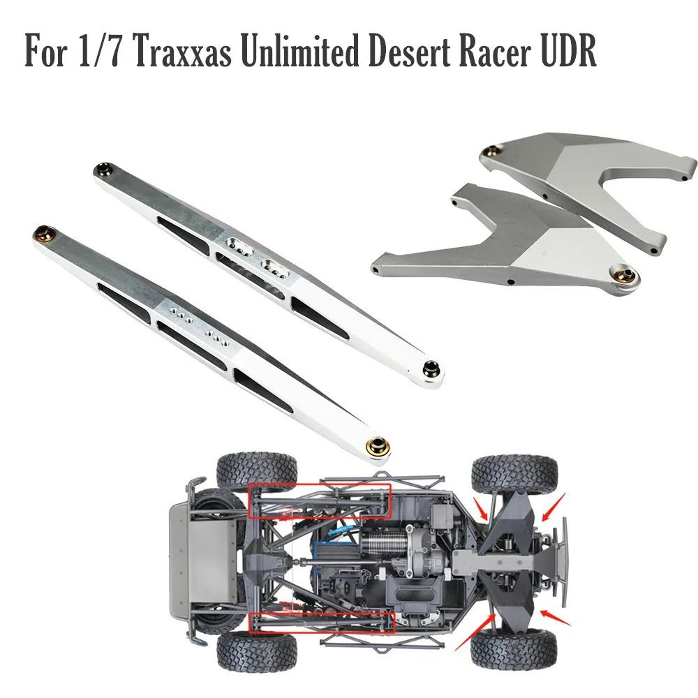 Light Weight High Quality Metal Front Lower 2PCS Suspension Arm And 2PCS Rear Link Lever For 1/7 Traxxas UDR RC Car Parts & Accs
Light Weight High Quality Metal Front Lower 2PCS Suspension Arm And 2PCS Rear Link Lever For 1/7 Traxxas UDR RC Car Parts & Accs