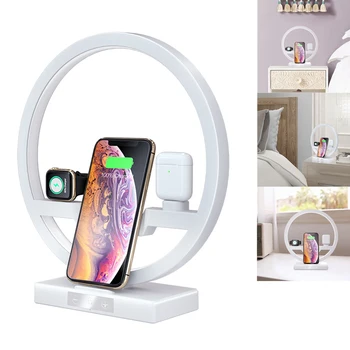 3 IN 1 QI Fast Wireless Charger Dock for iPhone 11 Pro Max for Apple Watch iWatch 1 2 3 4 5 Airpods Charger Holder LED Lamp 2019
3 IN 1 QI Fast Wireless Charger Dock for iPhone 11 Pro Max for Apple Watch iWatch 1 2 3 4 5 Airpods Charger Holder LED Lamp 2019