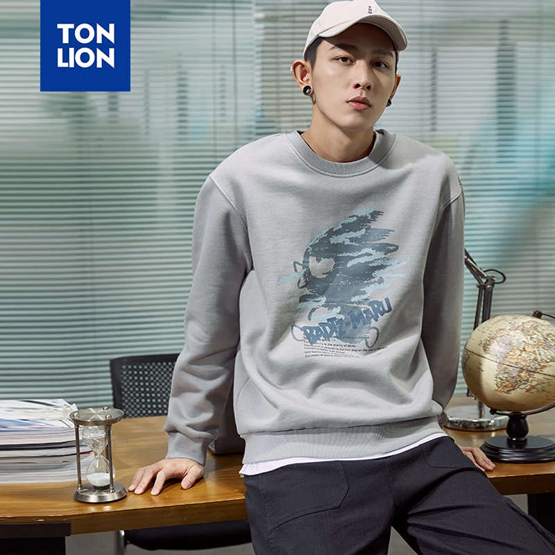 TONLION 3 Colors Spring New Round Neck Pullovers Men Full Sleeve Print Mens Hoodie without Hat Sweatshirts Tops for Male 2020 OL
TONLION 3 Colors Spring New Round Neck Pullovers Men Full Sleeve Print Mens Hoodie without Hat Sweatshirts Tops for Male 2020 OL