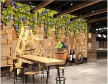 custom mural on the wall paper 3 d Vineyard bar wooden board background home decor photo Wallpaper in the living room
custom mural on the wall paper 3 d Vineyard bar wooden board background home decor photo Wallpaper in the living room