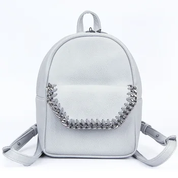 All-match mini solid color backpack female new simple fashion campus style simple travel backpack 
All-match mini solid color backpack female new simple fashion campus style simple travel backpack