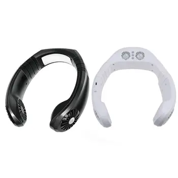 USB Micro Portable 2 in 1 Bluetooth audio Air Cooler Mini Electric Neck Fan 634B
USB Micro Portable 2 in 1 Bluetooth audio Air Cooler Mini Electric Neck Fan 634B