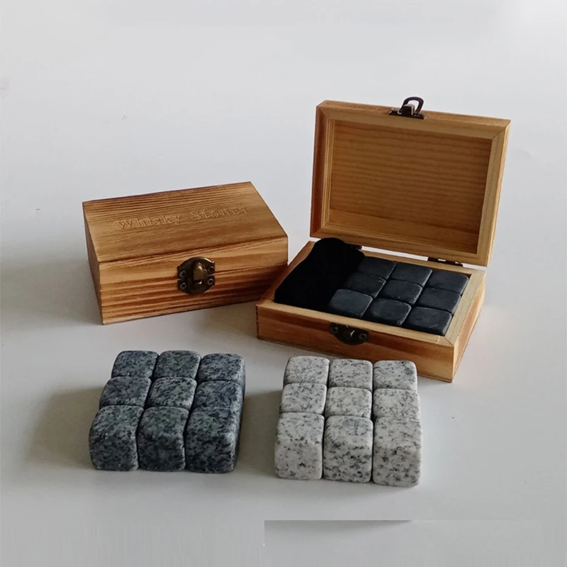 6pcs 100% Natural Whiskey ice Stones wine chiller sets Whisky Stone Whisky Rock Cooler chilling stone wooden box package
6pcs 100% Natural Whiskey ice Stones wine chiller sets Whisky Stone Whisky Rock Cooler chilling stone wooden box package
