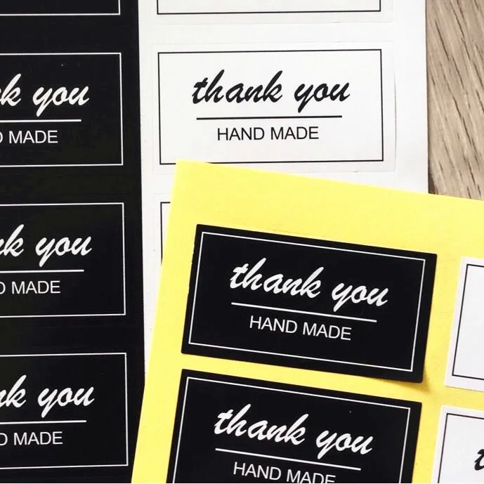 400pcs/lot Black And White Thank You Handmade Label Sticker Creative Decor Packing Gift With Sincerity
400pcs/lot Black And White Thank You Handmade Label Sticker Creative Decor Packing Gift With Sincerity