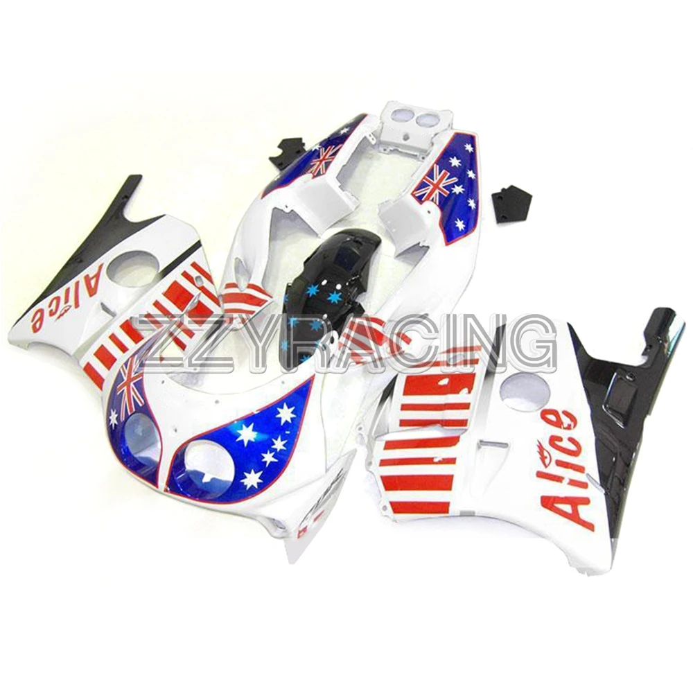 Complete Fairings Kits for Honda CBR250RR MC22 1990 1991 1992 1993 1994 CBR250RR MC22 ABS Plastic Bodywork White Blue Red Covers
Complete Fairings Kits for Honda CBR250RR MC22 1990 1991 1992 1993 1994 CBR250RR MC22 ABS Plastic Bodywork White Blue Red Covers