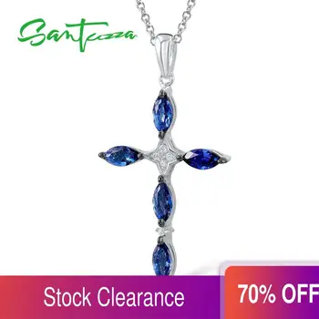 Santuzza Silver Cross Pendant Fit For Necklace Chain Pendant White Cubic Zirconia Pendant 925 Sterling Silver Fashion Jewelry
Santuzza Silver Cross Pendant Fit For Necklace Chain Pendant White Cubic Zirconia Pendant 925 Sterling Silver Fashion Jewelry