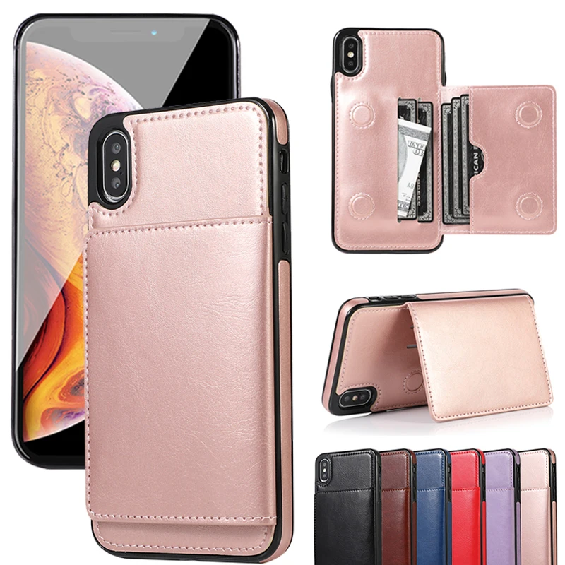 Luxury Leather Wallet Back Cover 7plus 8plus Soft Case For iPhone 5 5s SE 6 6s 8 7 Plus 11 Pro X XR XS MAX Magnetic Phone Coque
Luxury Leather Wallet Back Cover 7plus 8plus Soft Case For iPhone 5 5s SE 6 6s 8 7 Plus 11 Pro X XR XS MAX Magnetic Phone Coque