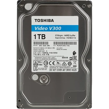 Hard drive Toshiba SATA-III 1 TB HDWU110UZSVA Video Streaming V300 (5700rpm) 64 MB 3.5"
Hard drive Toshiba SATA-III 1 TB HDWU110UZSVA Video Streaming V300 (5700rpm) 64 MB 3.5"