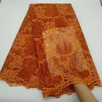 Orange 2019 High Quality Sequins African Sequins Lace Fabric French Tulle Mesh Lace Fabric Embroidery For Nigerian Party Dress
Orange 2019 High Quality Sequins African Sequins Lace Fabric French Tulle Mesh Lace Fabric Embroidery For Nigerian Party Dress