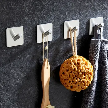 Kitchen Multipurpose 304 Stainless Steel Oblique Hook Square bottom Coat Hook Free Perforated Bathroom Coat Oblique Single Hook
Kitchen Multipurpose 304 Stainless Steel Oblique Hook Square bottom Coat Hook Free Perforated Bathroom Coat Oblique Single Hook