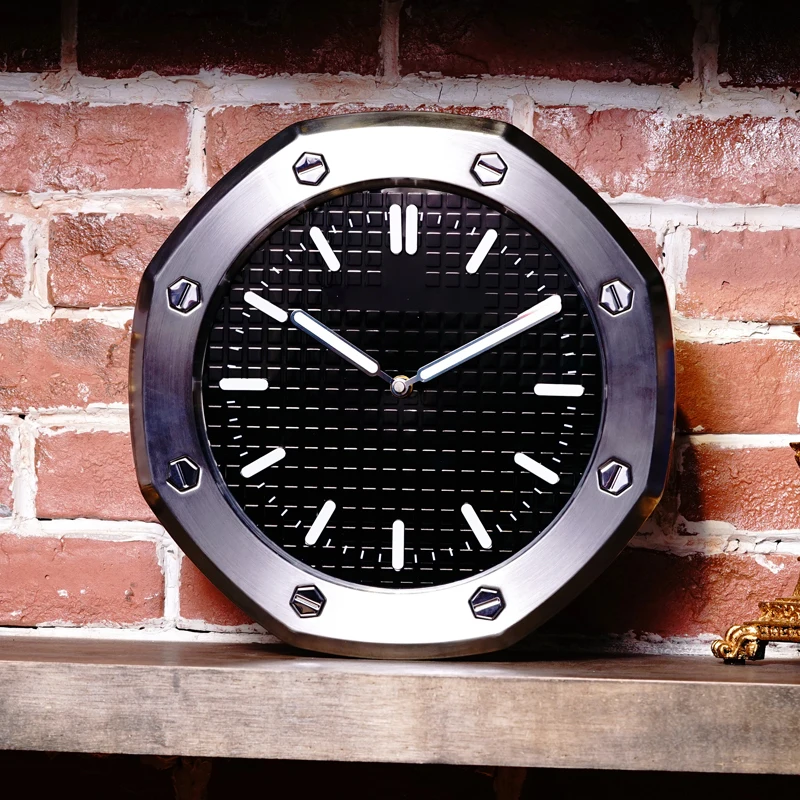 Luminous Top Design Quality Metal Watch Shape Wall Clock with Silent Mechanism with Corresponding Logos Best Gifts For Friend
Luminous Top Design Quality Metal Watch Shape Wall Clock with Silent Mechanism with Corresponding Logos Best Gifts For Friend