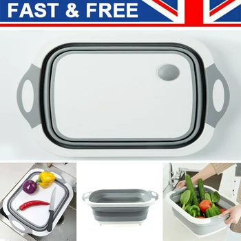 New Arrival 3 IN 1 Folding Cutting Board Basket Collapsible Dish Tub with Draining Plug Colander Fruits Vegetable Storage Basket
New Arrival 3 IN 1 Folding Cutting Board Basket Collapsible Dish Tub with Draining Plug Colander Fruits Vegetable Storage Basket