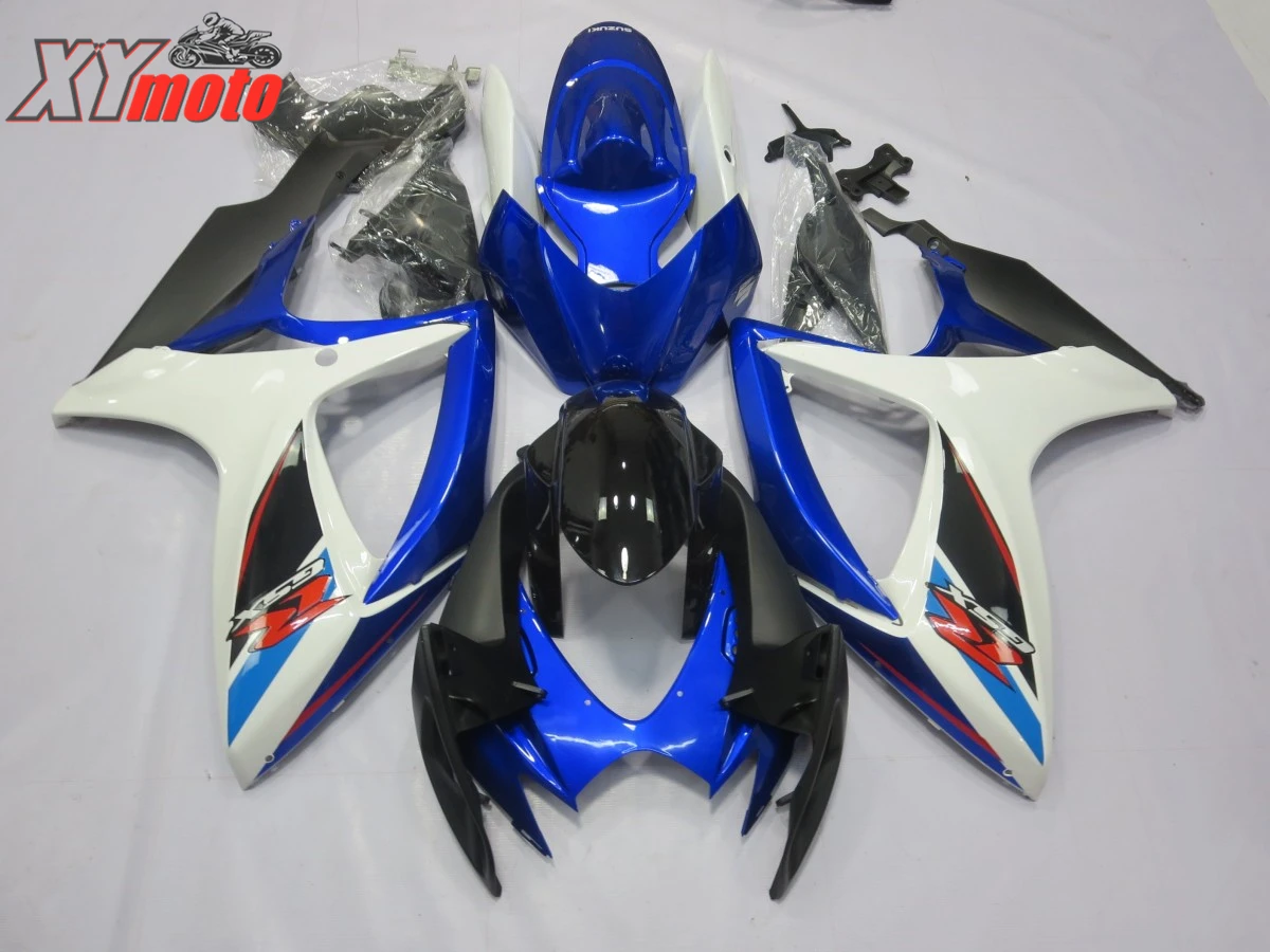 Motorcycle Fairing Kit For Suzuki GSXR600 GSXR750 K6 K7 06-07 Injection ABS Fairings K6 2006-2007 Blue White Bodyworks
Motorcycle Fairing Kit For Suzuki GSXR600 GSXR750 K6 K7 06-07 Injection ABS Fairings K6 2006-2007 Blue White Bodyworks