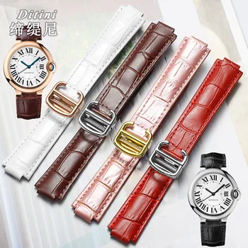 High quality genuine leather convex strap 20*12mm 18*11mm folding buckle for cartierr blue ballon men&women watch accessories 
High quality genuine leather convex strap 20*12mm 18*11mm folding buckle for cartierr blue ballon men&women watch accessories