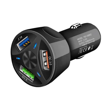 Universal 3 USB Car Charger 5V 3.1A Mini Charger Fast Charging With LED for Mobile Phone Smart phone Xiaomi Samsung iPhone 4
Universal 3 USB Car Charger 5V 3.1A Mini Charger Fast Charging With LED for Mobile Phone Smart phone Xiaomi Samsung iPhone 4