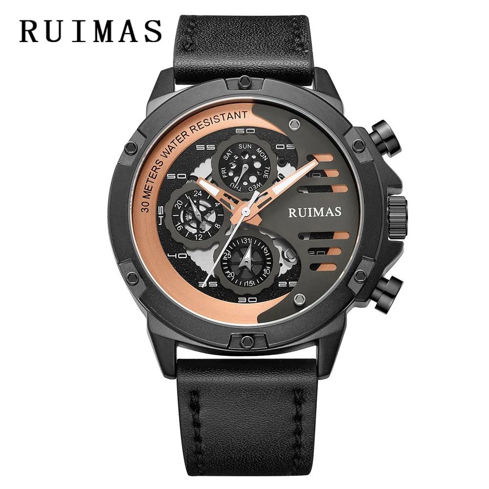Relogio Masculino Mens Watches Top Luxury Brand Mens Wristwatch Clock Fashion Quartz Watch Men Sports RUIMAS Waterproof Watches
Relogio Masculino Mens Watches Top Luxury Brand Mens Wristwatch Clock Fashion Quartz Watch Men Sports RUIMAS Waterproof Watches