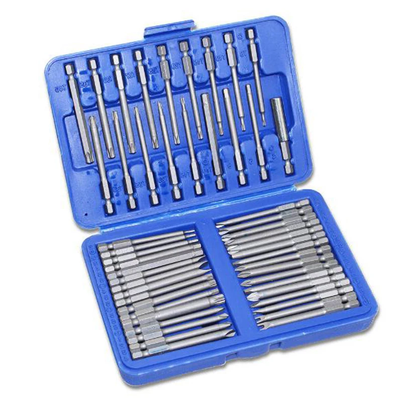 50 Pcs Multifunction75mm Extra Long Security Bits Hex Star Torx Spline Flat Screwdriver Set For Strength And Durability
50 Pcs Multifunction75mm Extra Long Security Bits Hex Star Torx Spline Flat Screwdriver Set For Strength And Durability