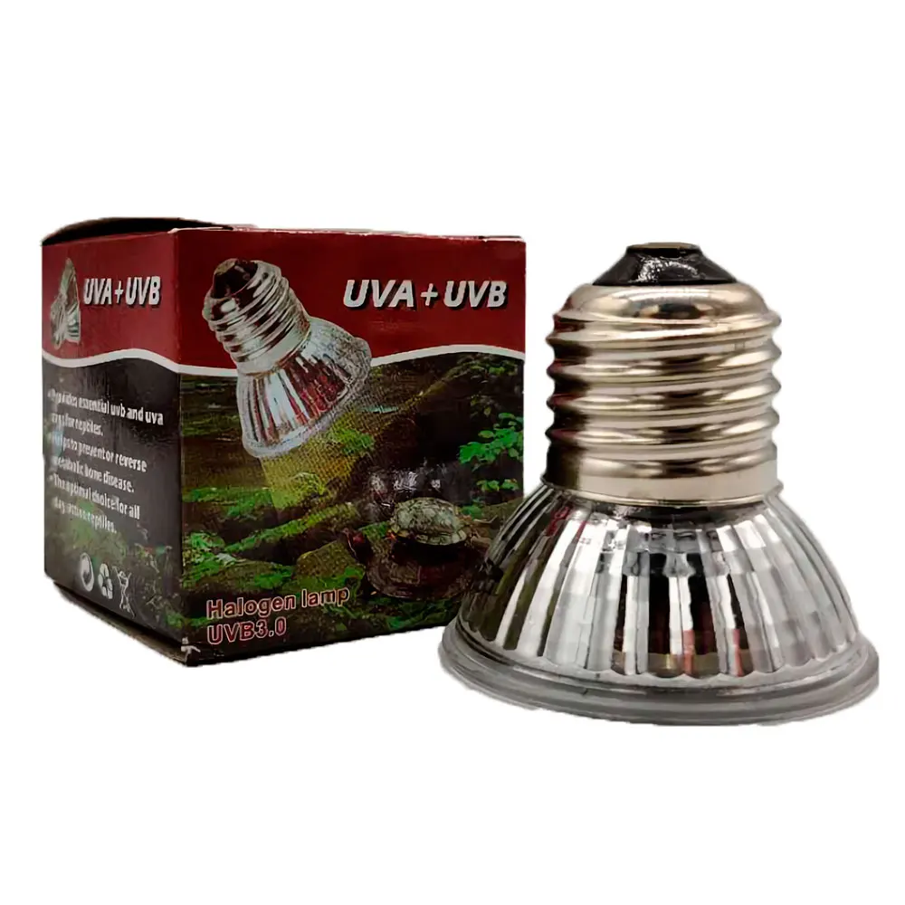 Reptile Bask Back Light 110V Turtle Warming Lamp Full Spectrum UVA UVB Ultraviolet Bulb Low Consumption Pet Products 25/50/75
Reptile Bask Back Light 110V Turtle Warming Lamp Full Spectrum UVA UVB Ultraviolet Bulb Low Consumption Pet Products 25/50/75