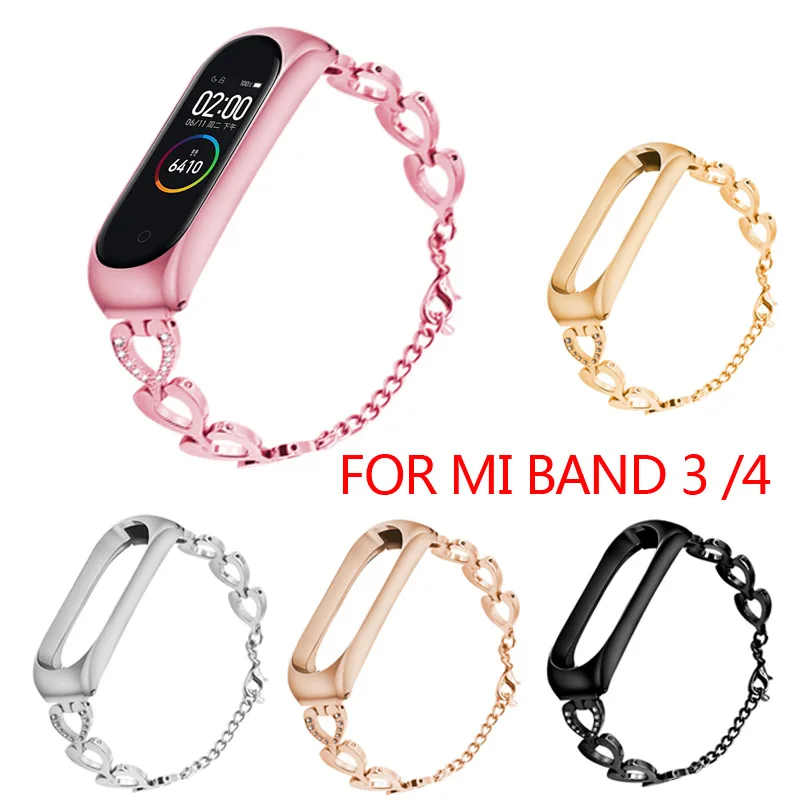 Duoteng Metal Chain Bracelet for Xiaomi Mi Band 4 Strap For Mi Band 3 Diamond Stainless Steel Bracelet Smart Watch Band Strap
Duoteng Metal Chain Bracelet for Xiaomi Mi Band 4 Strap For Mi Band 3 Diamond Stainless Steel Bracelet Smart Watch Band Strap