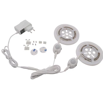 PIR Motion Sensor LED Strip Bed Light Infrared Automatic Shut Off Timer High Quality Cabinet Wardrobe Intelligent Night Lamp
PIR Motion Sensor LED Strip Bed Light Infrared Automatic Shut Off Timer High Quality Cabinet Wardrobe Intelligent Night Lamp