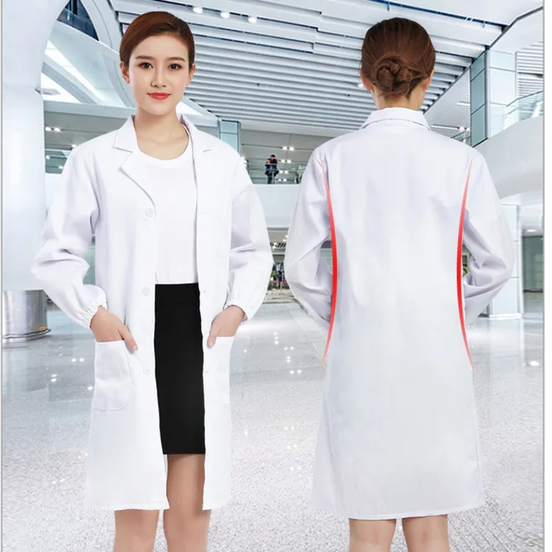 

Hospital Surgical Medical Uniform Nurse Doctor Coat Robes Men Women Clinic Laboratory Surgeon Gown Veterinary Role Play Costumes