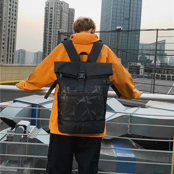 Backpack men's college wind college student class bag casual female schoolbag backpack
Backpack men's college wind college student class bag casual female schoolbag backpack