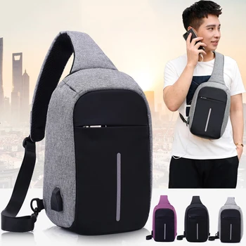 Men Chest Anti-theft Waterproof Invisible Zipper Official Document Business Multifunction USB Port Oblique Satchel Shoulder Bags
Men Chest Anti-theft Waterproof Invisible Zipper Official Document Business Multifunction USB Port Oblique Satchel Shoulder Bags