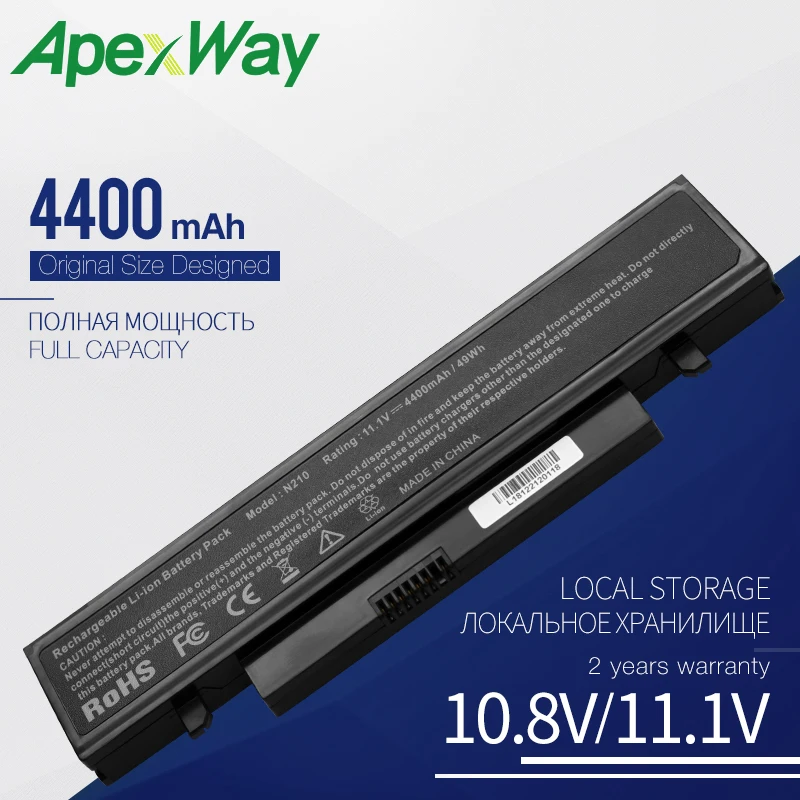 Аккумулятор 11,1 В для Samsung N145, N210, N210P, N218, N220, N220P, NB30, NB30P
Аккумулятор 11,1 В для Samsung N145, N210, N210P, N218, N220, N220P, NB30, NB30P