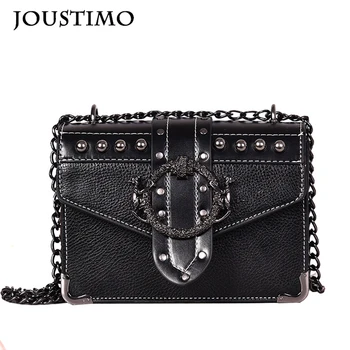 New Crossbody Bags For Women Leather Rivets Chain Handbag Vintage Casual Small Flap Phone Purses Female Shoulder Messenger Bag 
New Crossbody Bags For Women Leather Rivets Chain Handbag Vintage Casual Small Flap Phone Purses Female Shoulder Messenger Bag
