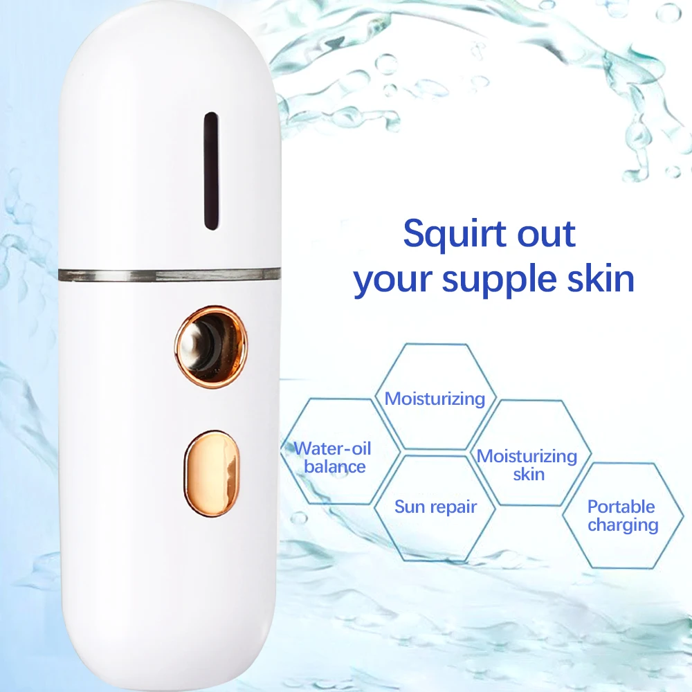 OSHIONER Nano Facial Sprayer USB Humidifier Rechargeable Nebulizer Face Steamer Beauty Instruments Moisturizing Skin Care Tools OSHIONER Nano Facial Sprayer USB Humidifier Rechargeable Nebulizer Face Steamer Beauty Instruments Moisturizing Skin Care Tools