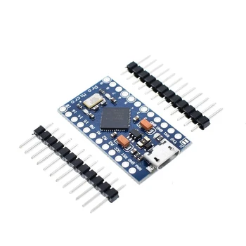 Pro Micro ATmega32U4 5V 16MHz Replace ATmega328 For Arduino Pro Mini With 2 Row Pin Header For Leonardo Mini Usb Interface
Pro Micro ATmega32U4 5V 16MHz Replace ATmega328 For Arduino Pro Mini With 2 Row Pin Header For Leonardo Mini Usb Interface