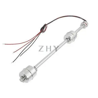 Water Level Sensor Dual Balls Stainless Steel Float Switch 265mm Length
Water Level Sensor Dual Balls Stainless Steel Float Switch 265mm Length