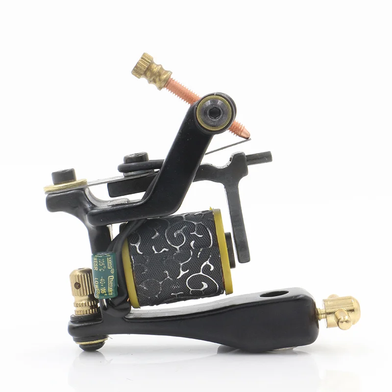 

Professional Iron Tattoo Guns T-Dial Tattoo Machine 10 Wrap Coils Tattoo Machines Liner For Tattoo Supplies Free Shipping