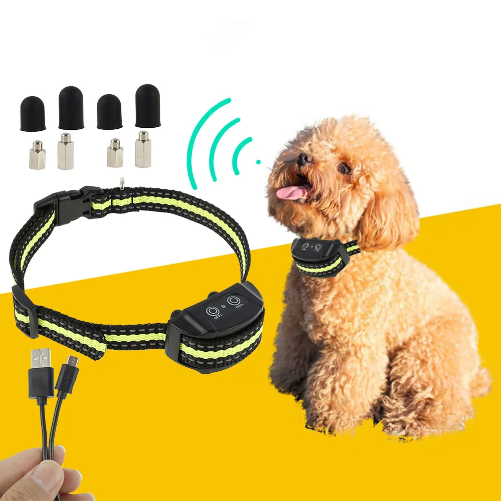 Dog Anti Bark Collar Electric Shock Vibration Sound with LED Light Bark Deterrent Dogs No Barking Pet Training Collars
Dog Anti Bark Collar Electric Shock Vibration Sound with LED Light Bark Deterrent Dogs No Barking Pet Training Collars