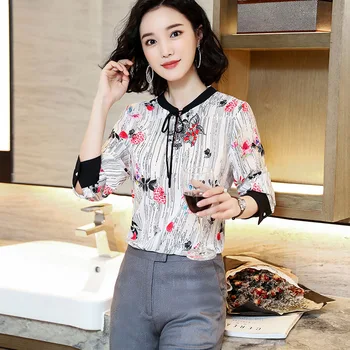 floral silk blouses ladies office sexy fashion casual white black flower shirts tops 2019 summer women plus size free ship
floral silk blouses ladies office sexy fashion casual white black flower shirts tops 2019 summer women plus size free ship