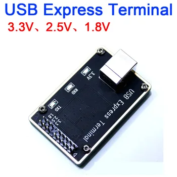 USB Express Terminal High Speed Terminal COM Transmission voltage: 3.3V, 2.5V, 1.8V Compatible PC3000 and MRT
USB Express Terminal High Speed Terminal COM Transmission voltage: 3.3V, 2.5V, 1.8V Compatible PC3000 and MRT