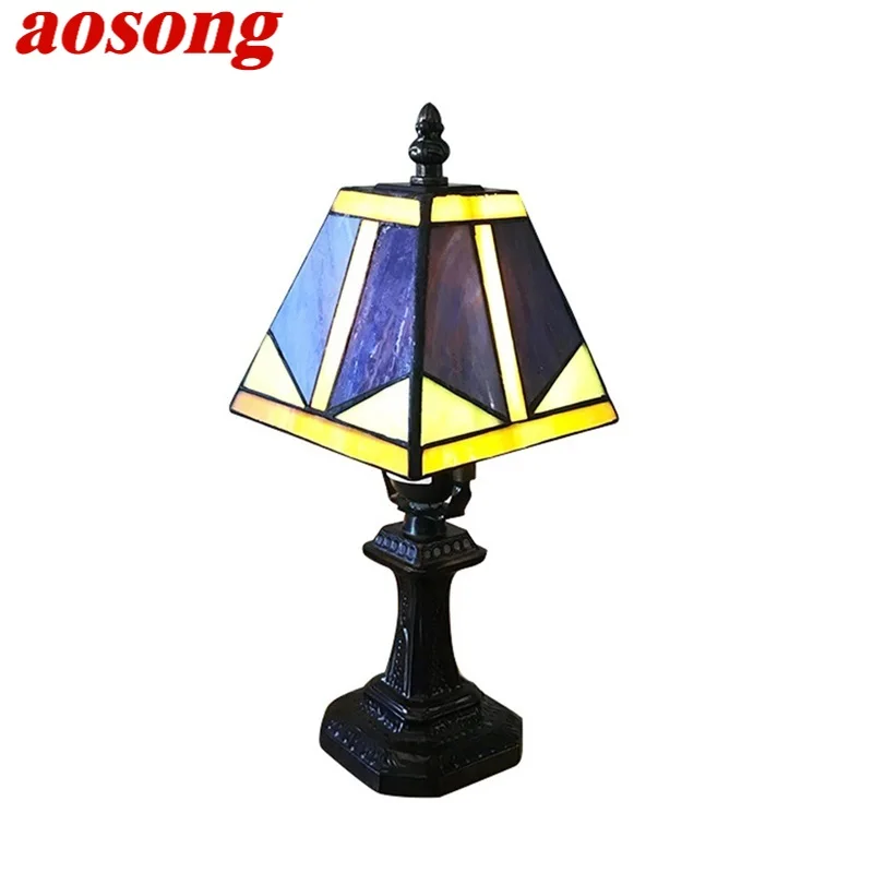AOSONG Tiffany Table Lamps Bedside Modern Creative Decoration LED Light For Home Indoor
AOSONG Tiffany Table Lamps Bedside Modern Creative Decoration LED Light For Home Indoor