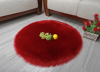 Wool-like Fabric Carpet round Mat Long Velvet Yoga Mat Bedroom Living Room Dresser Decorative Carpet Modern Minimalist
Wool-like Fabric Carpet round Mat Long Velvet Yoga Mat Bedroom Living Room Dresser Decorative Carpet Modern Minimalist
