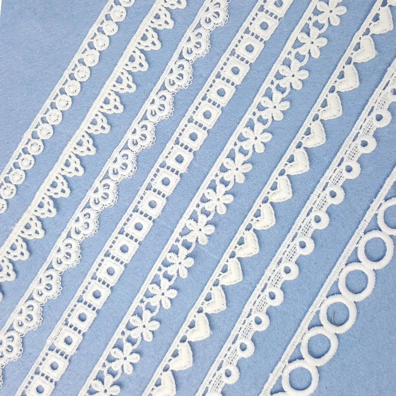 10 yards Milk silk water-soluble embroidery lace small bar code spot wholesale computer embroidery lace underwear accessories
10 yards Milk silk water-soluble embroidery lace small bar code spot wholesale computer embroidery lace underwear accessories