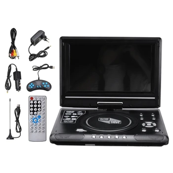 9.8 Inch Portable Home Car DVD Player VCD CD Game TV Player USB Radio Adapter Support FM Radio Receiving-EU Plug
9.8 Inch Portable Home Car DVD Player VCD CD Game TV Player USB Radio Adapter Support FM Radio Receiving-EU Plug