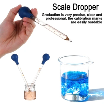 5/10ml Glass Dropper Scale Line Pipette Lab Dropper Transparent Lab Supplies Multi-function
5/10ml Glass Dropper Scale Line Pipette Lab Dropper Transparent Lab Supplies Multi-function