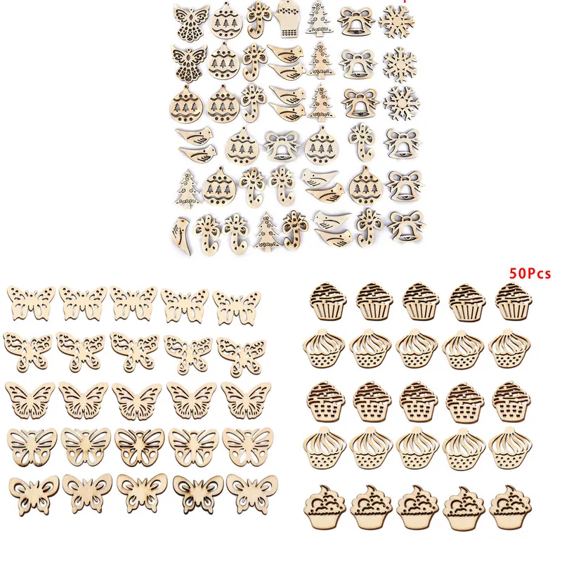 50pcs Home Decoration Hanging Ornament Accessory Painting Scrapbooking Craft Wooden DIY Animal Tree Cake Shape Handmade
50pcs Home Decoration Hanging Ornament Accessory Painting Scrapbooking Craft Wooden DIY Animal Tree Cake Shape Handmade