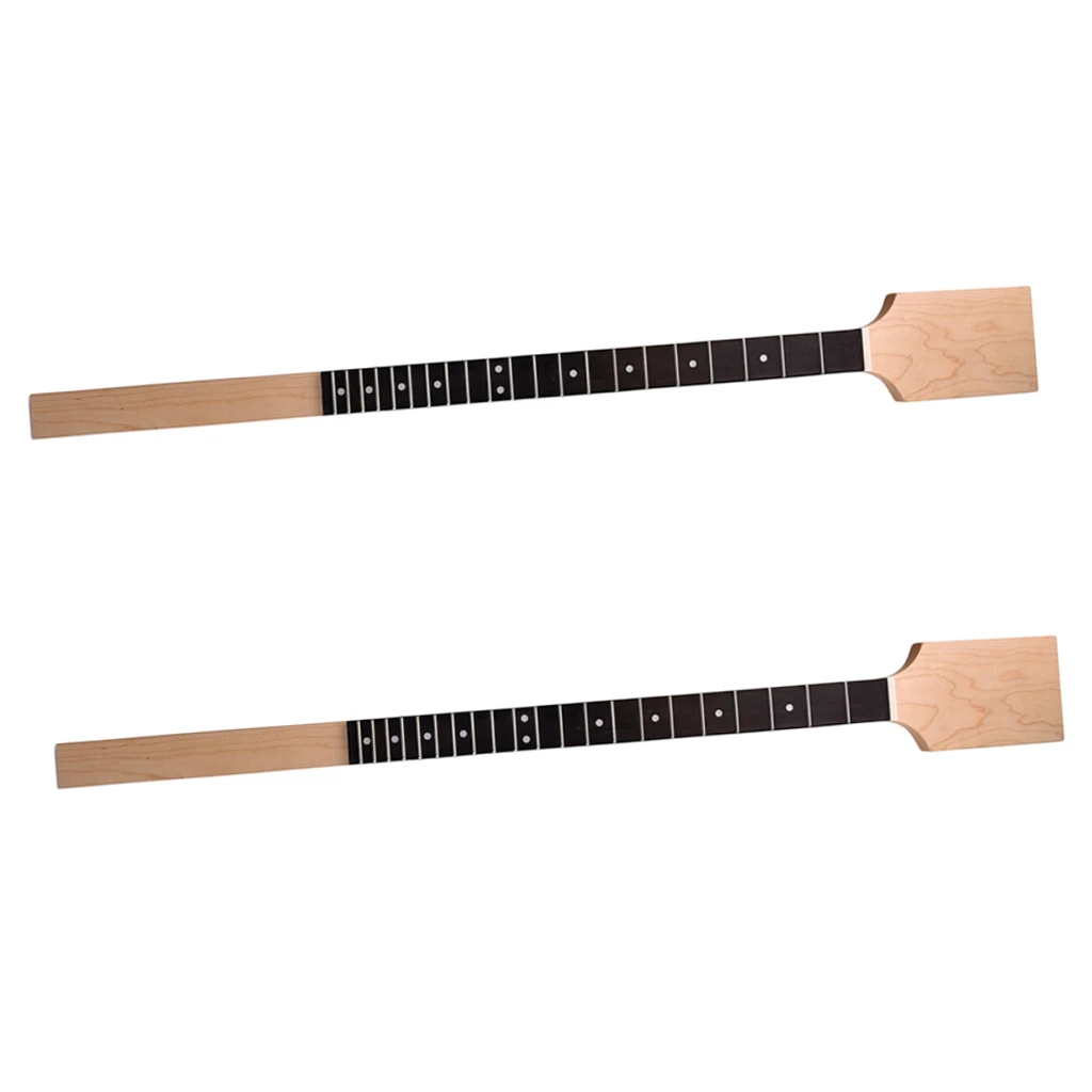 Pack of 2 Maple Guitar Neck Rosewood Fretboard 21 Frets for Cigar Box Guitar Accessory
Pack of 2 Maple Guitar Neck Rosewood Fretboard 21 Frets for Cigar Box Guitar Accessory