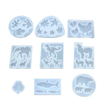 Transparent UV Epoxy Resin Molds Tools For Diy Silicone Resin Molds Jewelry Pendant Keychain Animal Casting Silicone Mold
Transparent UV Epoxy Resin Molds Tools For Diy Silicone Resin Molds Jewelry Pendant Keychain Animal Casting Silicone Mold