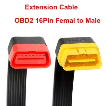 OBDII 16Pin Extension Cable Color Wire 16Pin Female to 16Pin Male Extended Cable For LAUNCH Easydiag 2.0/3.0/Golo 
OBDII 16Pin Extension Cable Color Wire 16Pin Female to 16Pin Male Extended Cable For LAUNCH Easydiag 2.0/3.0/Golo